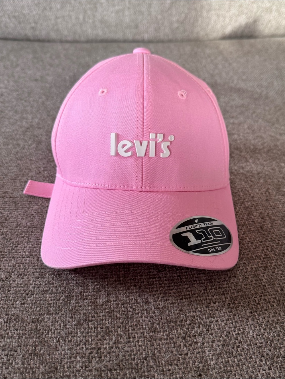 Levi's Pink Baseball Cap with White Logo